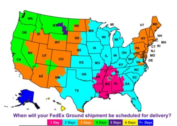 Fedex Map